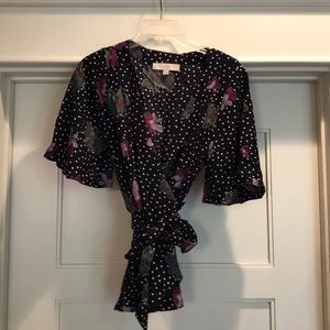 Loft Wrap Around Floral Top